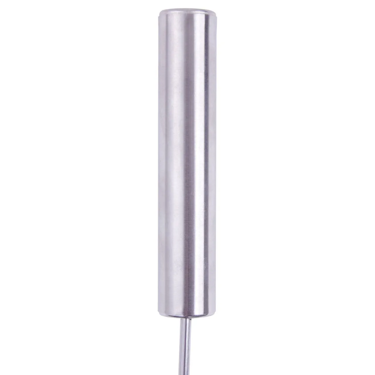 Matte Finish Stainless Steel Press and Spin Kitchen Gadget Whisk