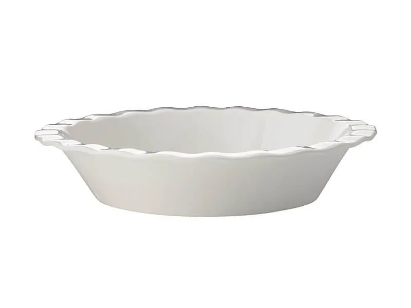 Maxwell & Williams Epicurious Fluted Pie Dish 25x5cm - White