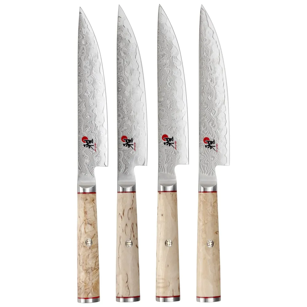 Miyabi Birchwood SG2 4-Piece 5.5" Steak Knife Set