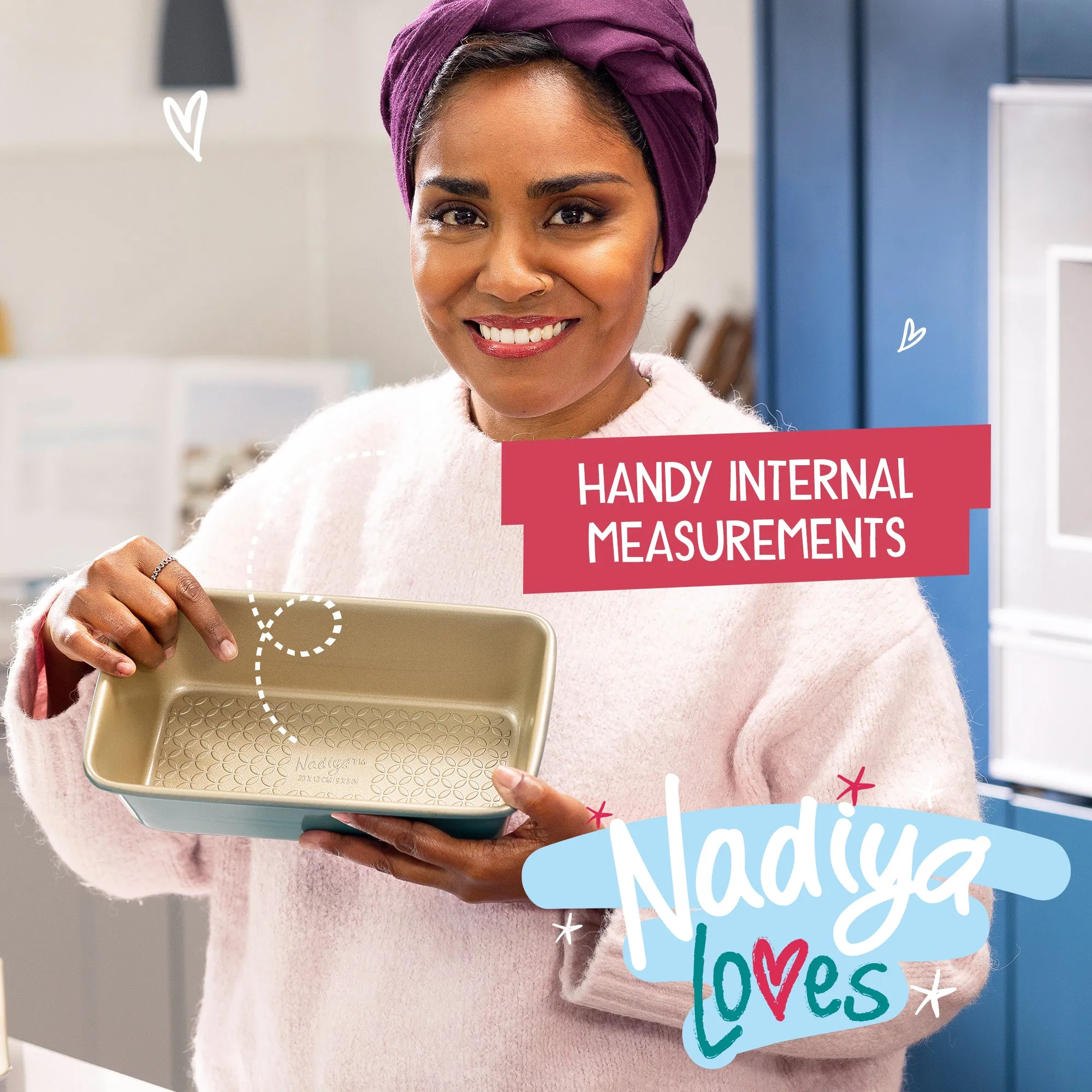 Nadiya Hussain 9" Round Cake Tin