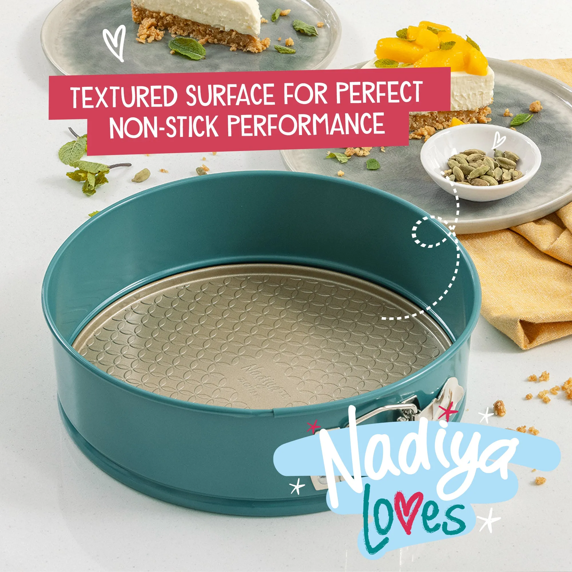 Nadiya Hussain Non-Stick Bakeware Set - 4 Pieces