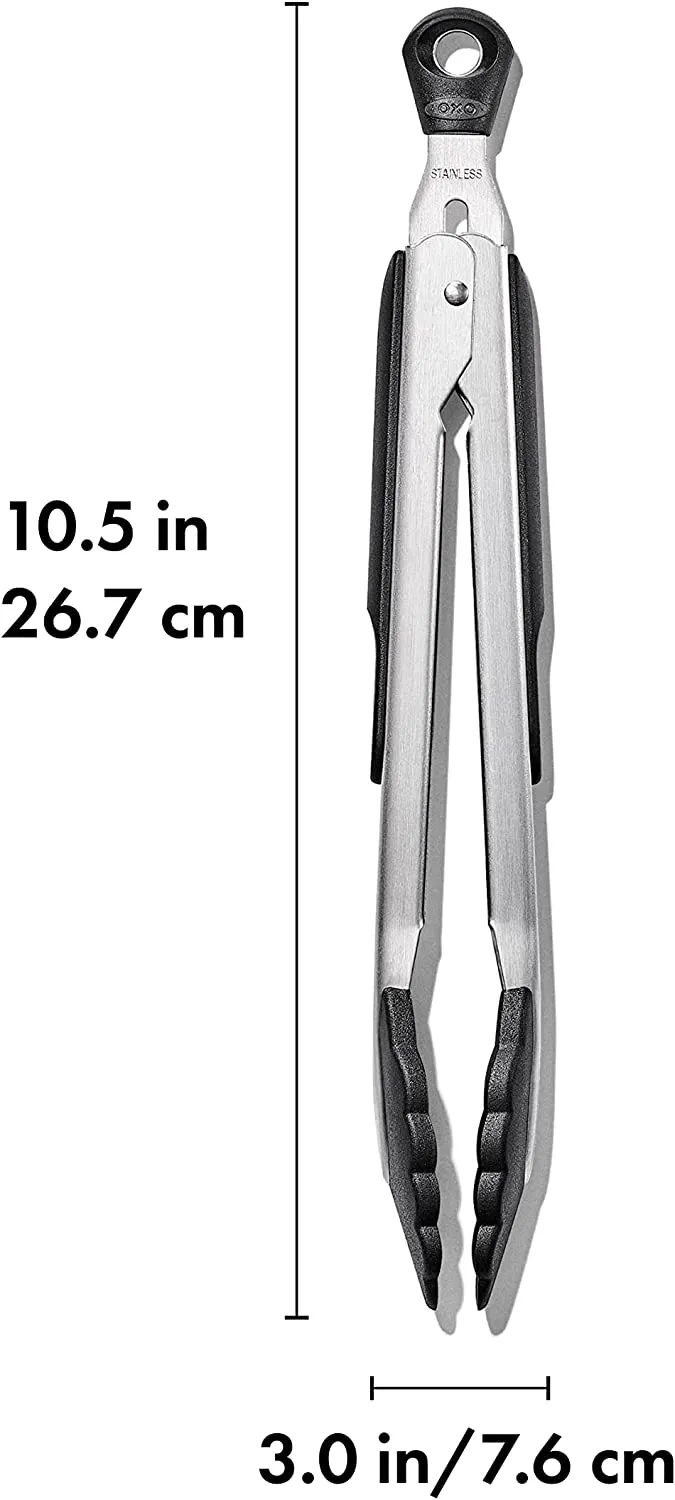 OXO GG 9IN TONGS WITH NYLON HEADS