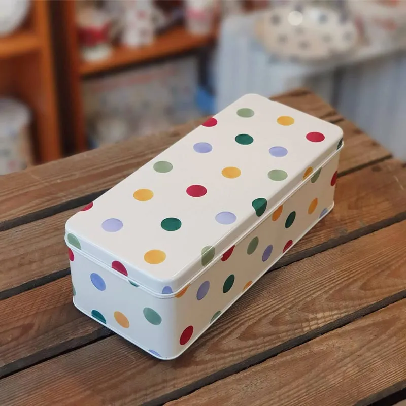 Polka Dot Long Tin