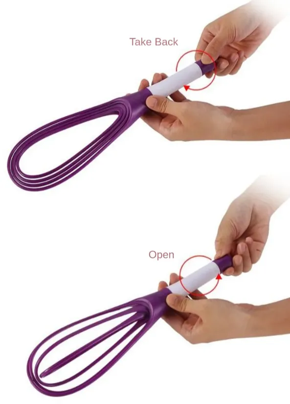 Rotating Heat Resistant Silicone Egg Whisk Ib-128