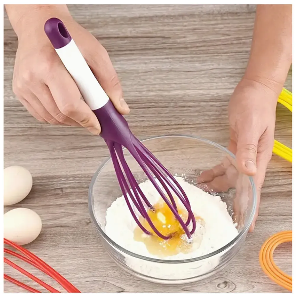 Rotating Heat Resistant Silicone Egg Whisk Ib-128