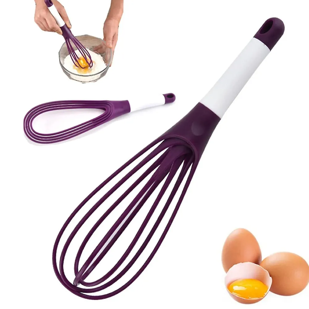 Rotating Heat Resistant Silicone Egg Whisk Ib-128