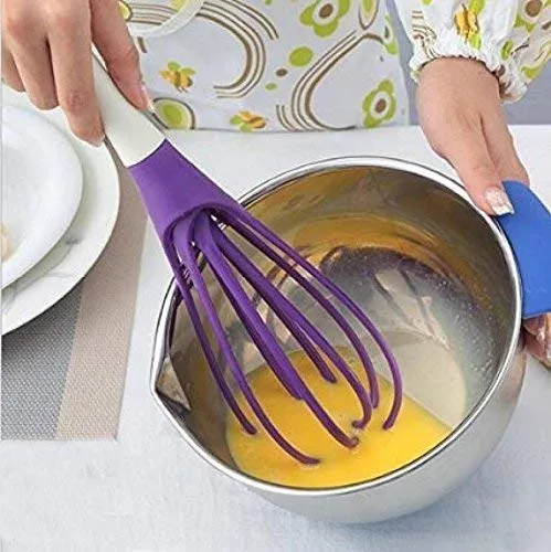 Rotating Heat Resistant Silicone Egg Whisk Ib-128