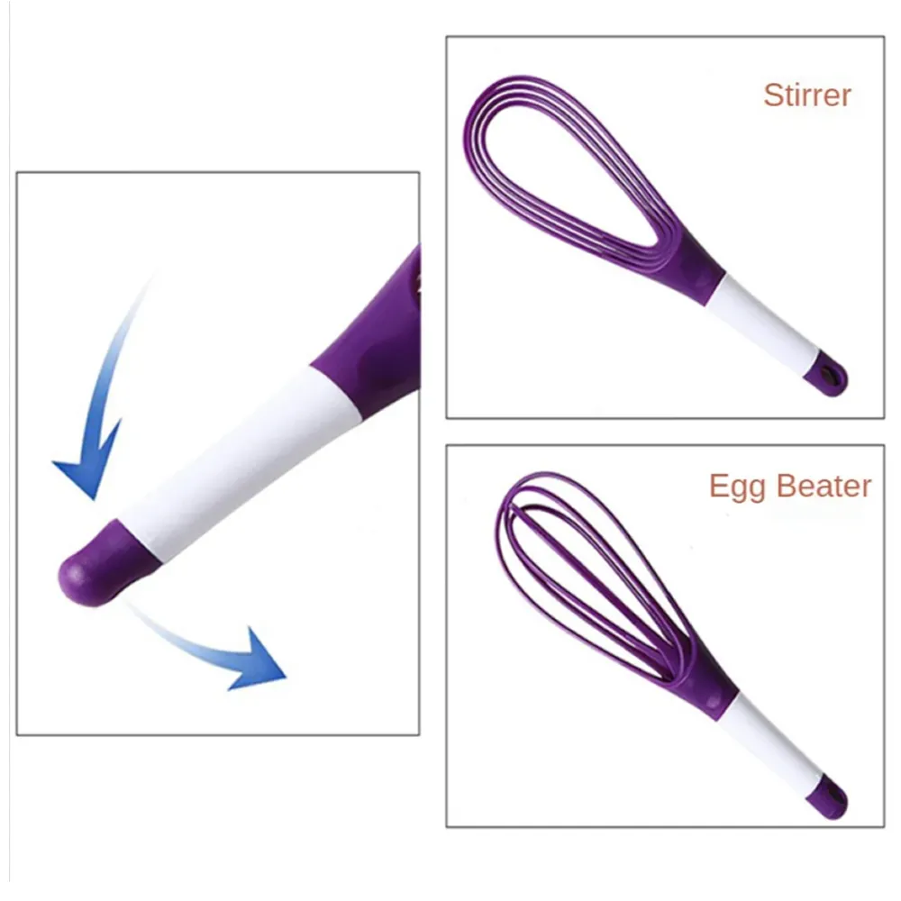 Rotating Heat Resistant Silicone Egg Whisk Ib-128