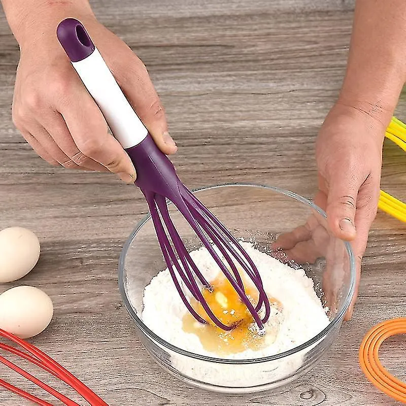 Rotating Heat Resistant Silicone Egg Whisk Ib-128