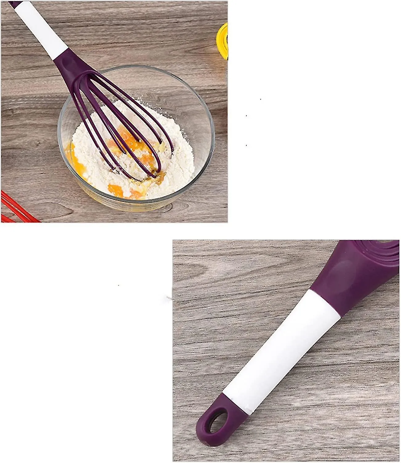 Rotating Heat Resistant Silicone Egg Whisk Ib-128