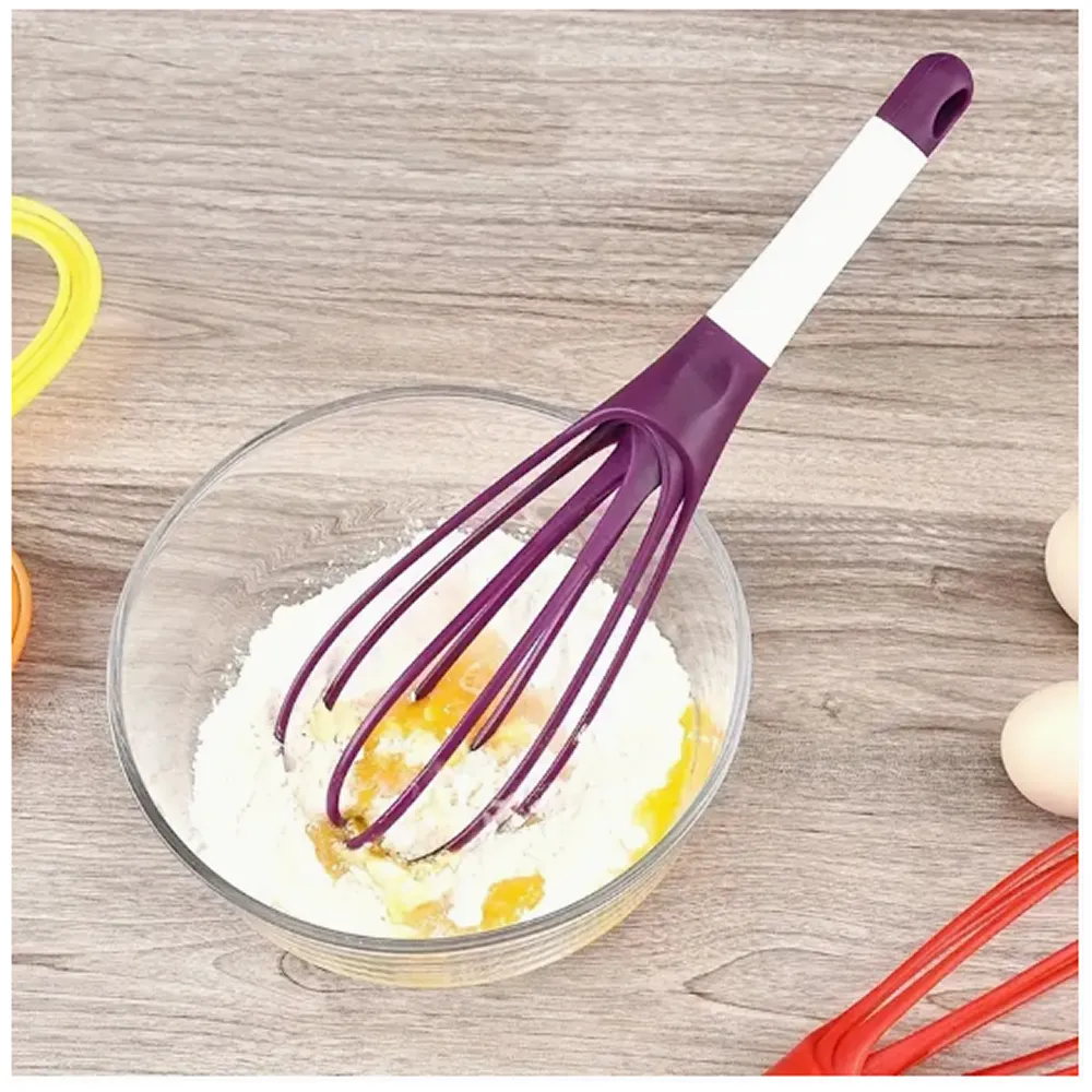 Rotating Heat Resistant Silicone Egg Whisk Ib-128