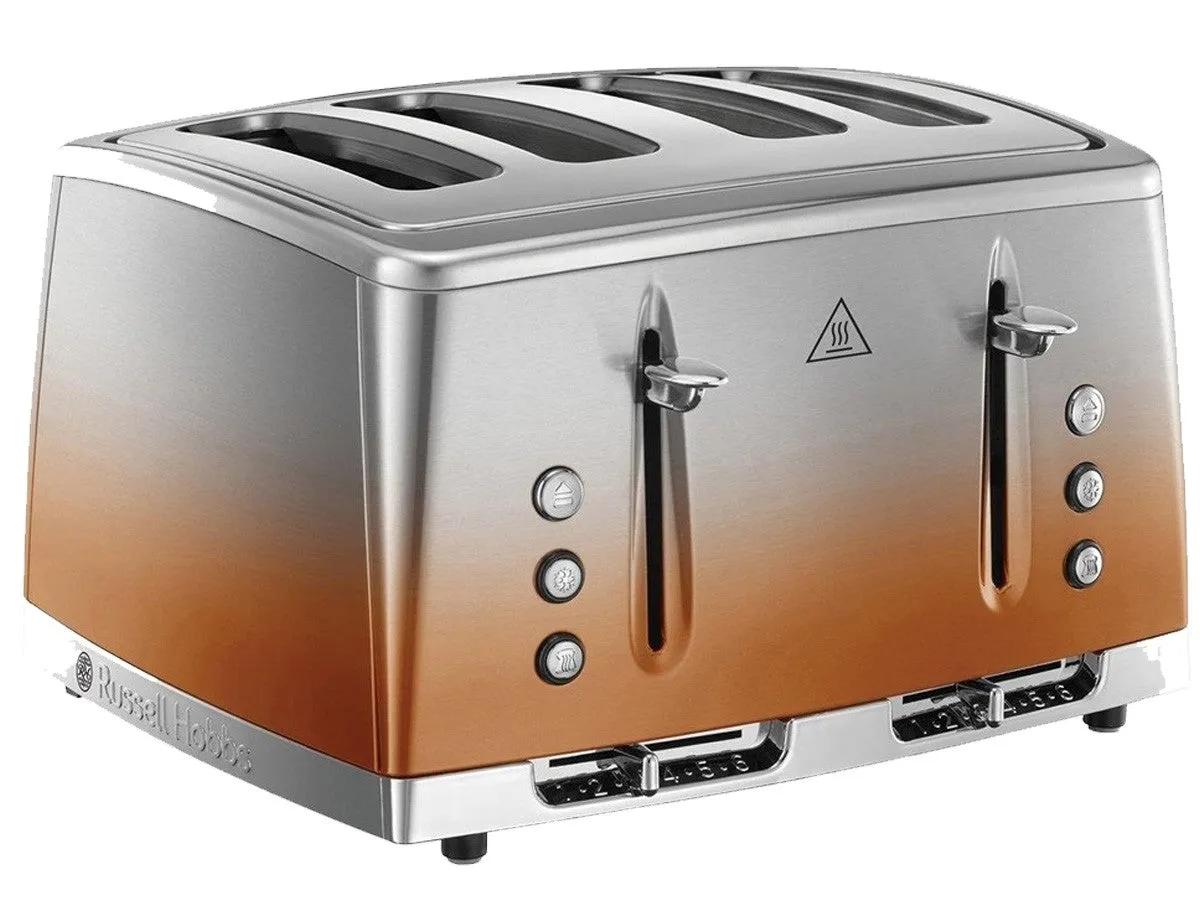 Russell Hobbs Eclipse Copper Sunset 4 Slice Toaster | 25143