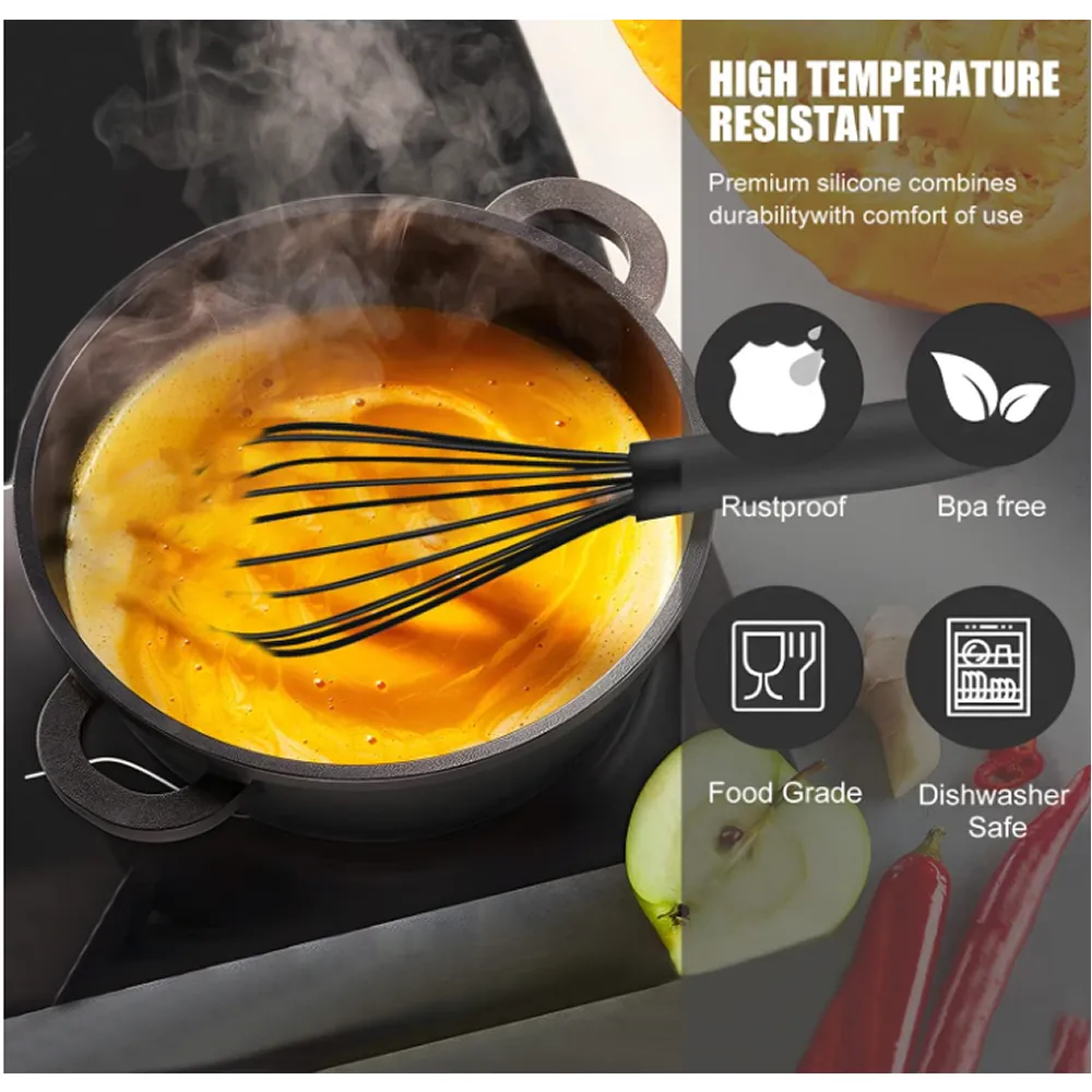 Rustproof Balloon Shape Non-Stick Egg Whisk