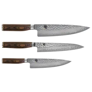 Shun Premier 3 Piece Starter Japanese Knife Set