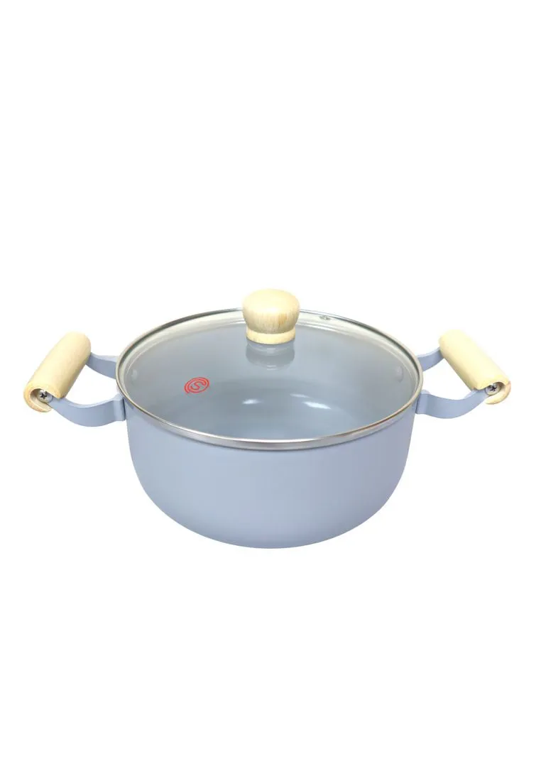 Slique Minimal Collection Ceramic Dutch Oven - Gray