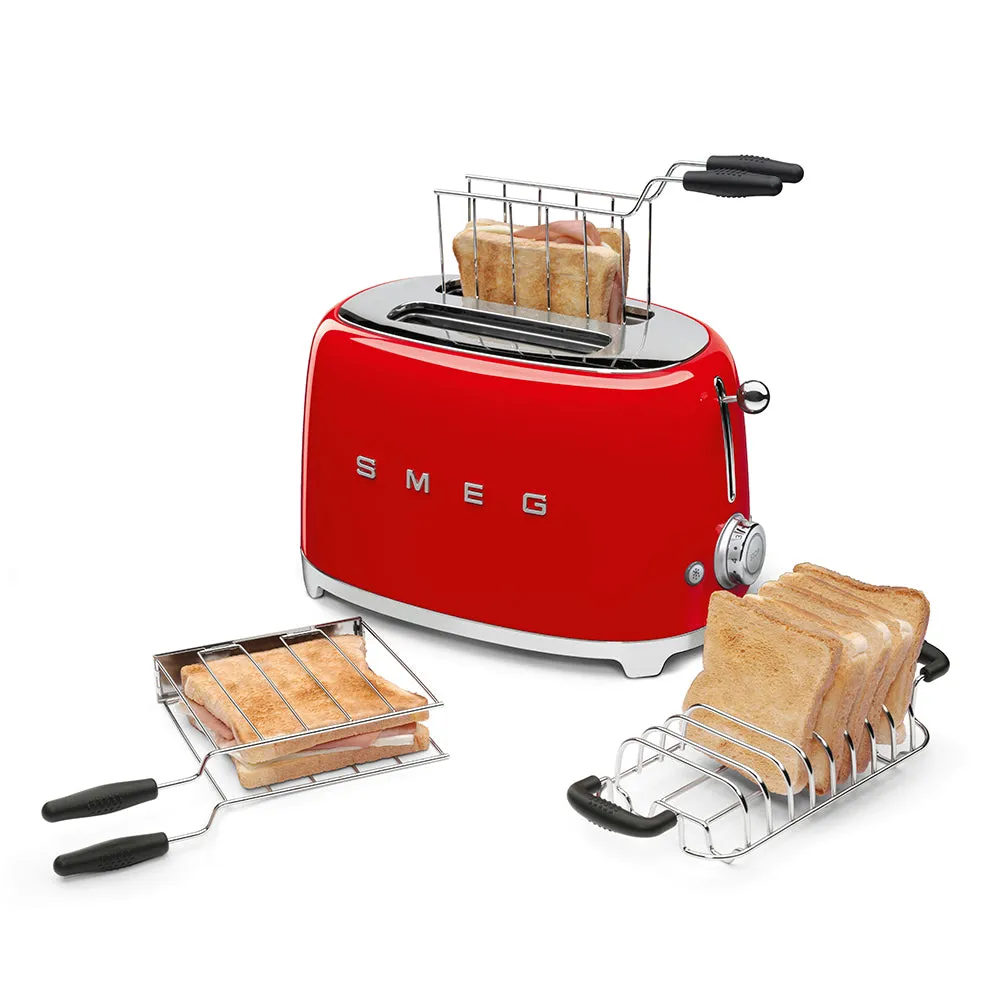 Smeg 50's Retro Style 2 Slice Toaster | Red