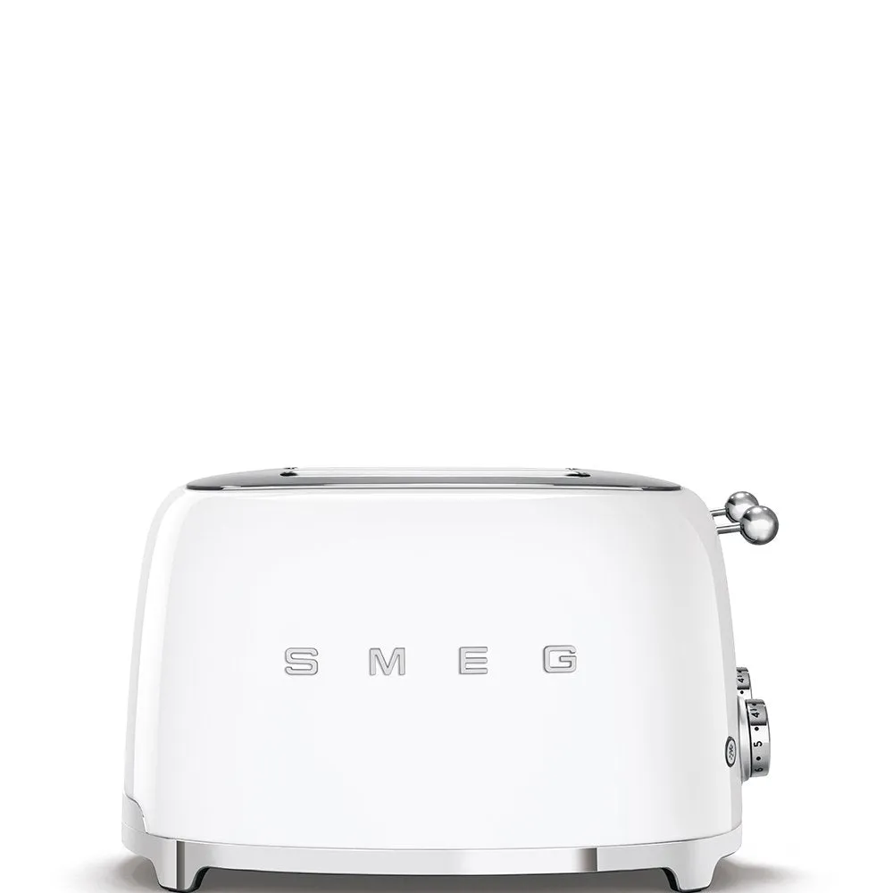 Smeg TSF03WHUK Retro Style 4-Slice Toaster - White