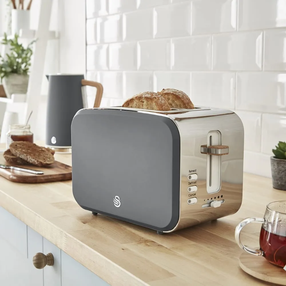 Swan 2 Slice Nordic Style Toaster