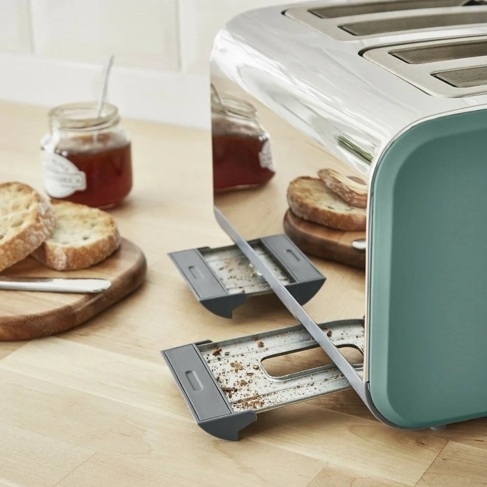 Swan 4-Slice Green Nordic Toaster