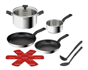 Tefal Delicious Stainless Steel 8pc Mixed Set