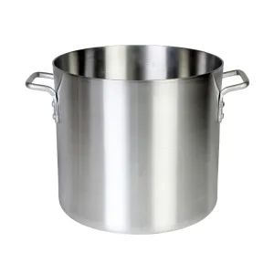 Thunder Group ALSKSP004 20 Qt Aluminum 12 1/4" x 4mm Thick Stock Pot