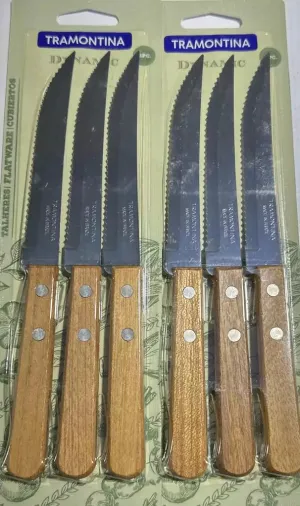 Tramontina Steak Knives Set of 6 - Your Culinary Companion