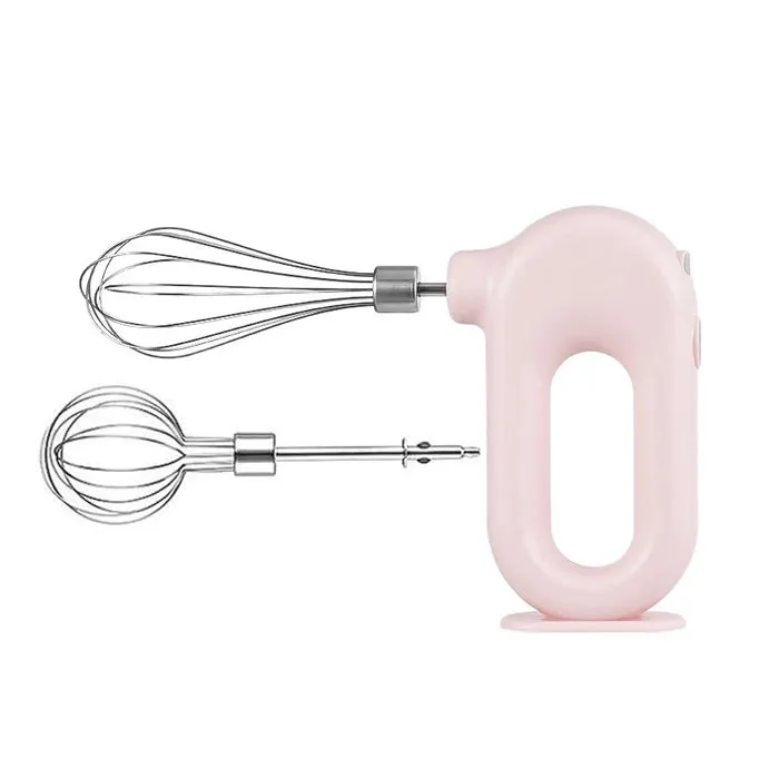 USB Electric Blender Wireless Portable Mixers with 2 Mixing Head Food Mixer Handheld Rechargeable Whisks Dough Stirrer Eggbeater