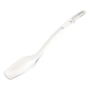 Winco CVBS-10C 10" Buffet Spoon, 3/4oz, Clear, PC, Curve