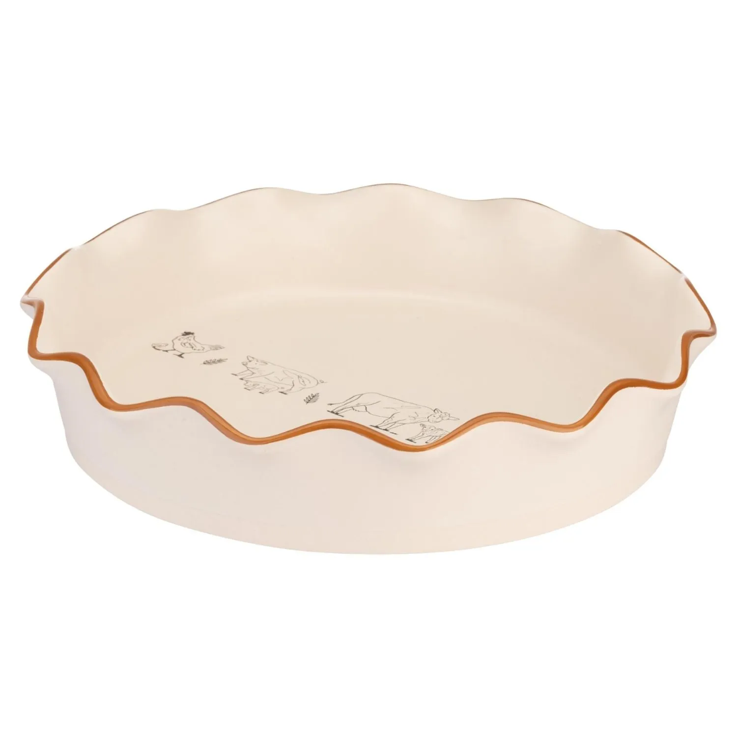 Woodbury Lane Fluted Pie Dish