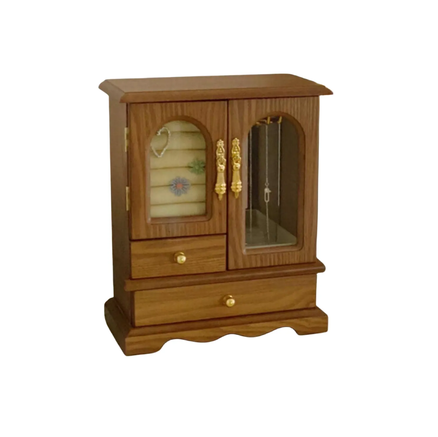 Wooden Jewelry Storage Cabinet