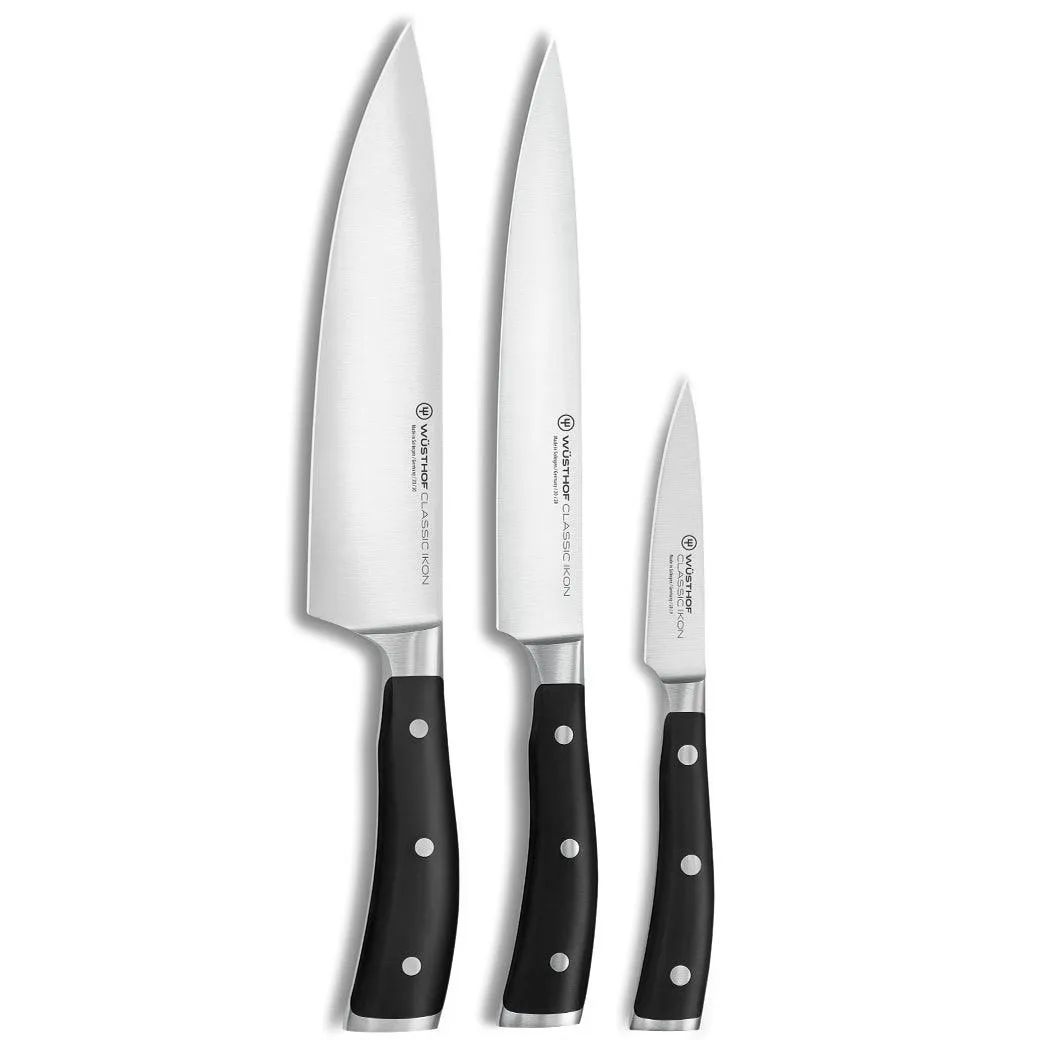 Wusthof Classic Ikon 3 Piece Cook's Set