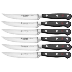 Wusthof Classic Steak Knife 6 Piece Set 12cm