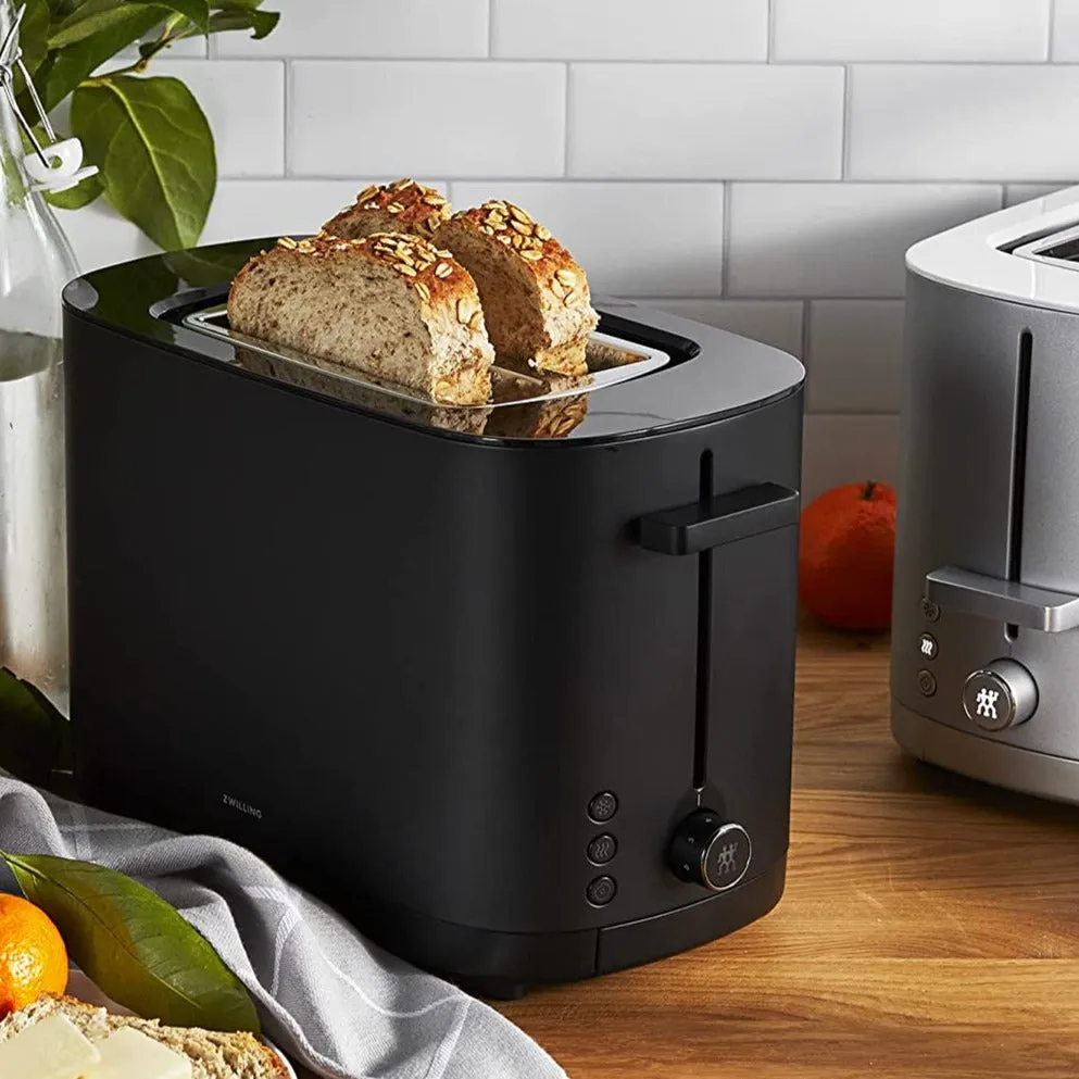 Zwilling Enfinigy Toaster, 2 short slots Black